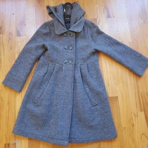 Gray Winter Wool Coat